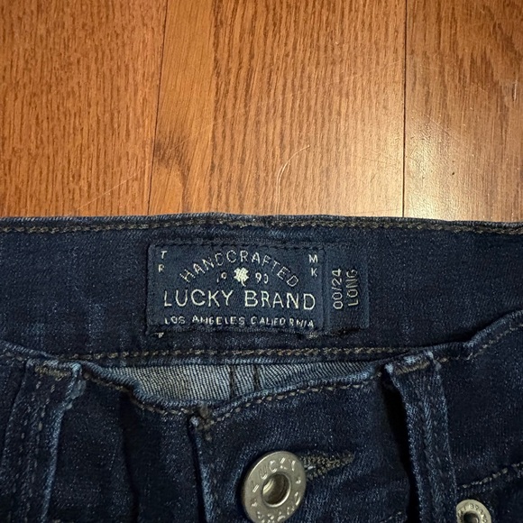 Lucky Brand Indigo Denim Bootcut Jeans. Size 00 - waist 24” - Picture 2 of 7